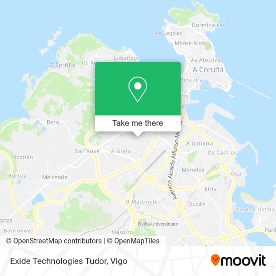 Exide Technologies Tudor map