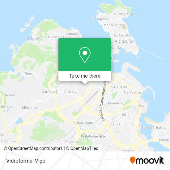 Vidroforma map