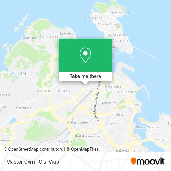 Master Gym - Cis map