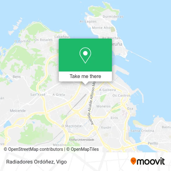 Radiadores Ordóñez map