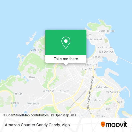 Amazon Counter-Candy Candy map