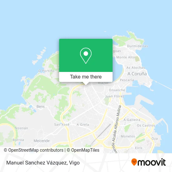 Manuel Sanchez Vázquez map