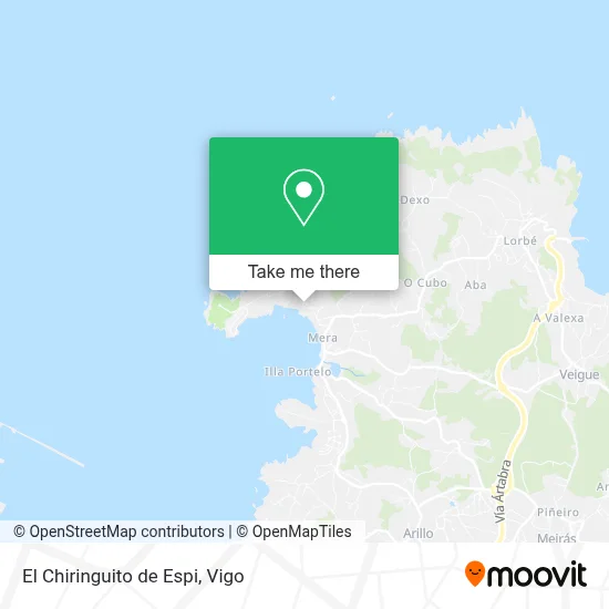 El Chiringuito de Espi map