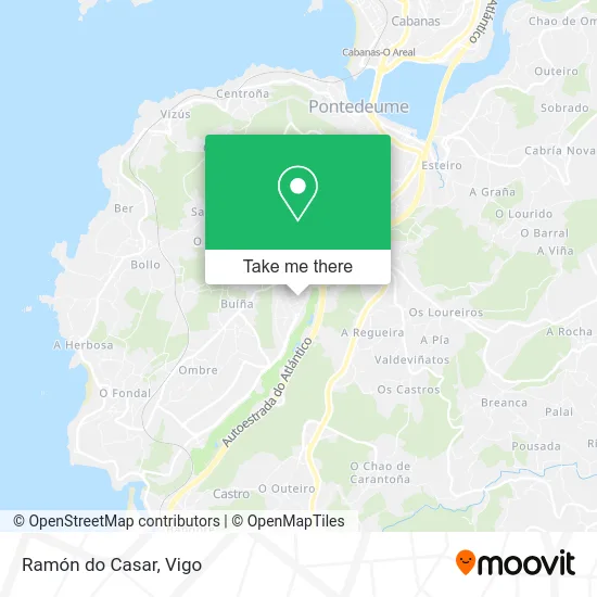 mapa Ramón do Casar