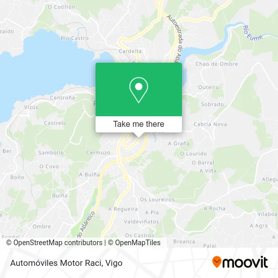 mapa Automóviles Motor Raci