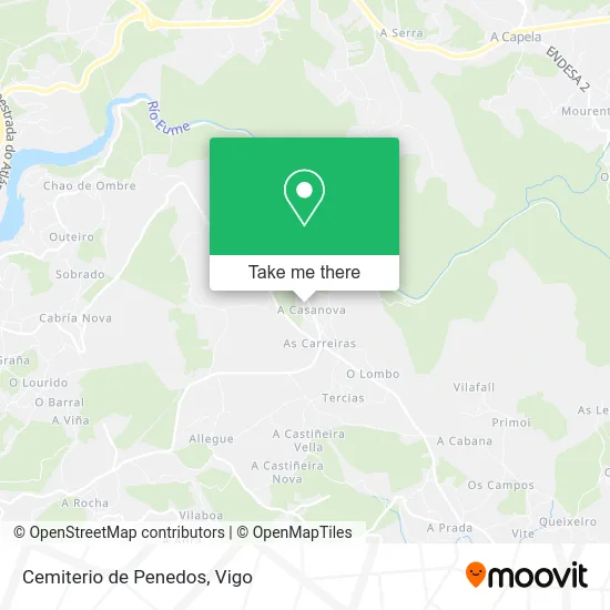 Cemiterio de Penedos map