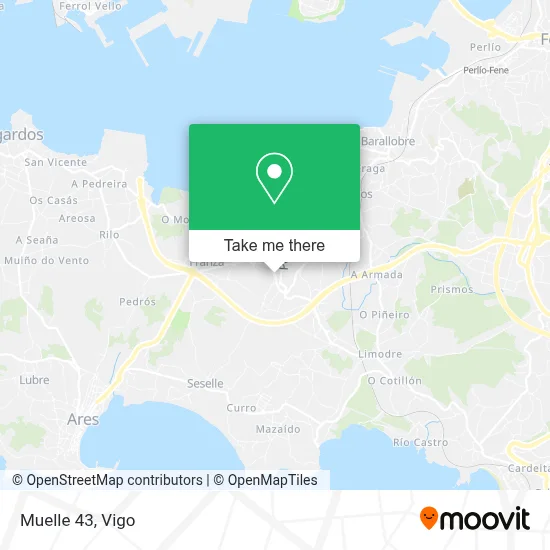 Muelle 43 map