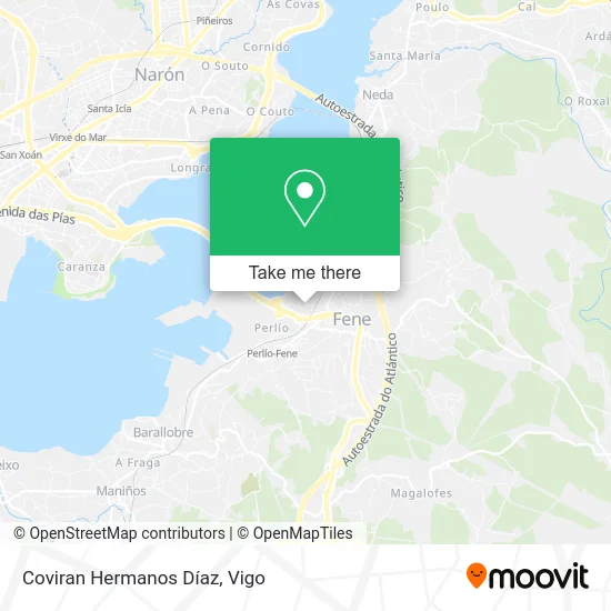 Coviran Hermanos Díaz map