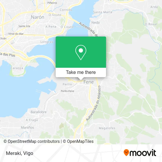 mapa Meraki
