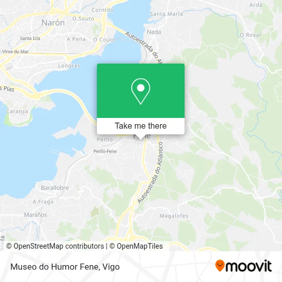 Museo do Humor Fene map
