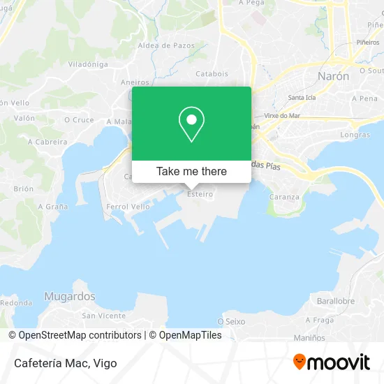 Cafetería Mac map