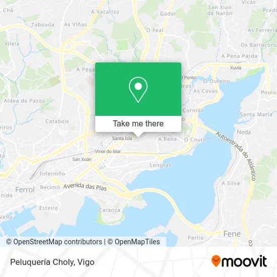 Peluquería Choly map