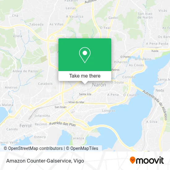 Amazon Counter-Galservice map