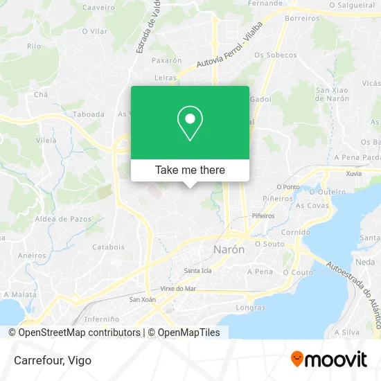 Carrefour map