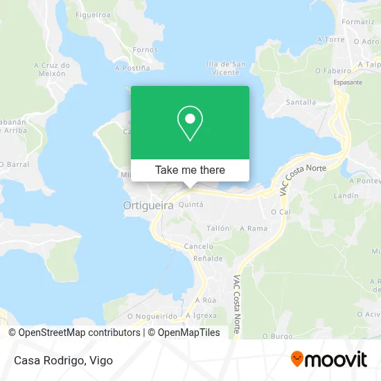 Casa Rodrigo map