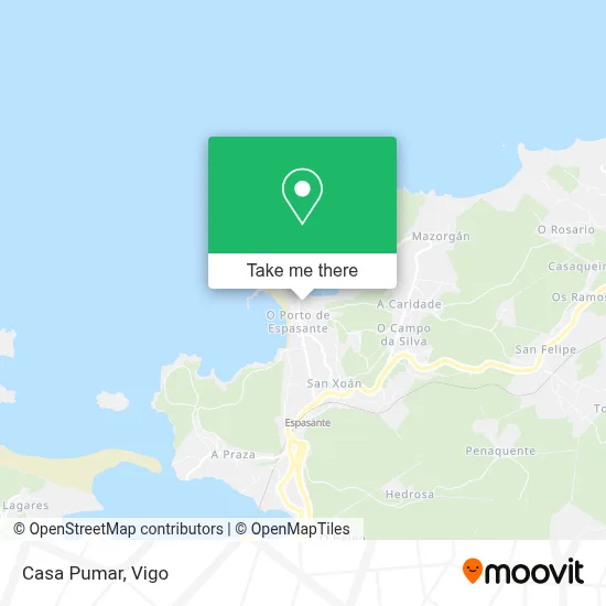 Casa Pumar map