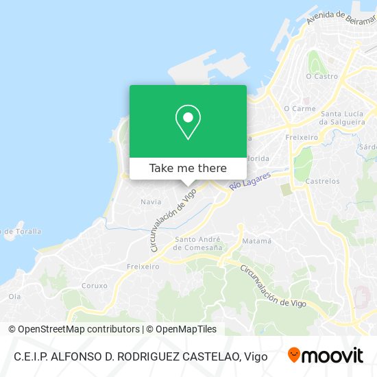 mapa C.E.I.P. ALFONSO D. RODRIGUEZ CASTELAO
