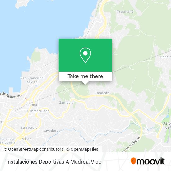 Instalaciones Deportivas A Madroa map