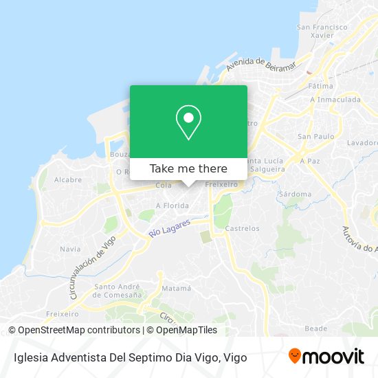 mapa Iglesia Adventista Del Septimo Dia Vigo