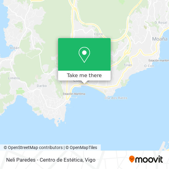 mapa Neli Paredes - Centro de Estética