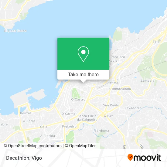 Decathlon map