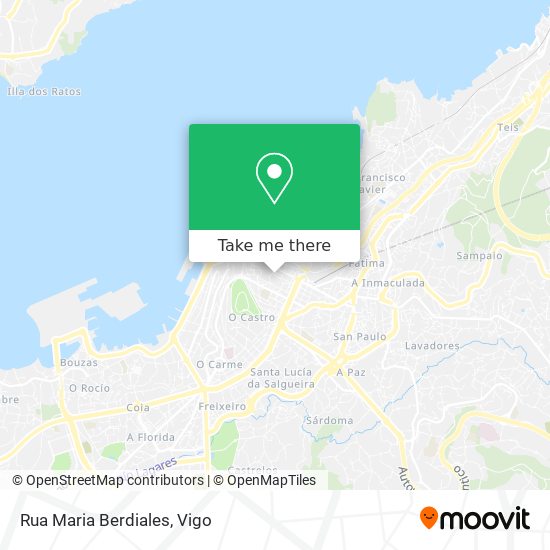 mapa Rua Maria Berdiales