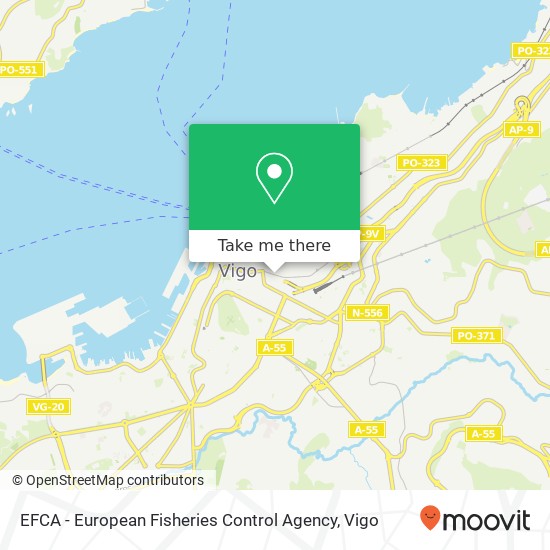 EFCA - European Fisheries Control Agency map