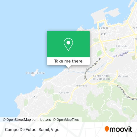 Campo De Futbol Samil map