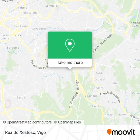 Rúa do Xestoso map