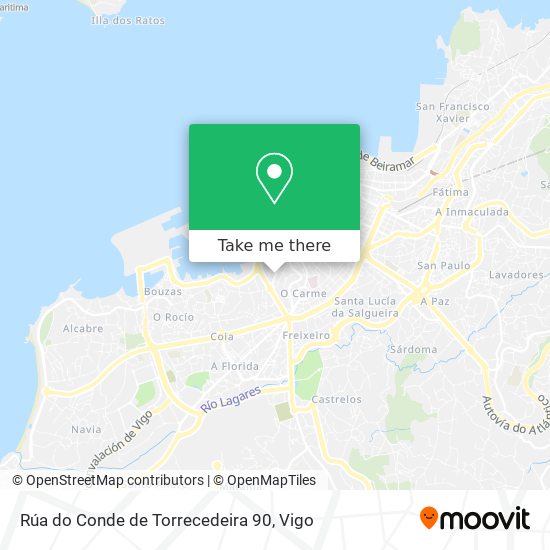 Rúa do Conde de Torrecedeira 90 map