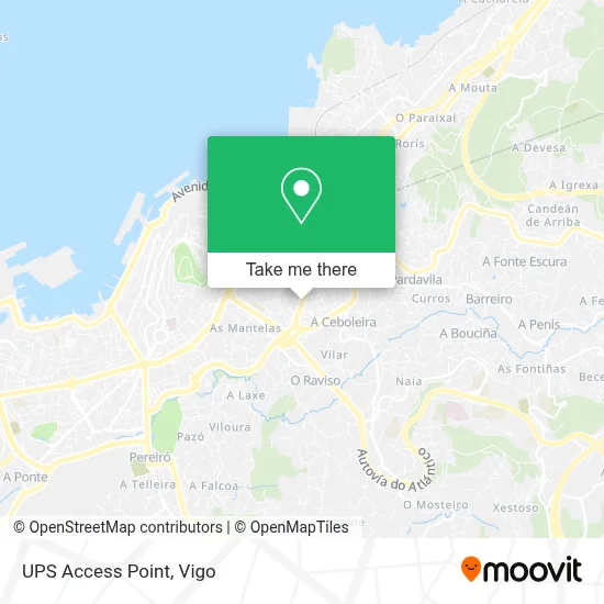 Ups Access Point map