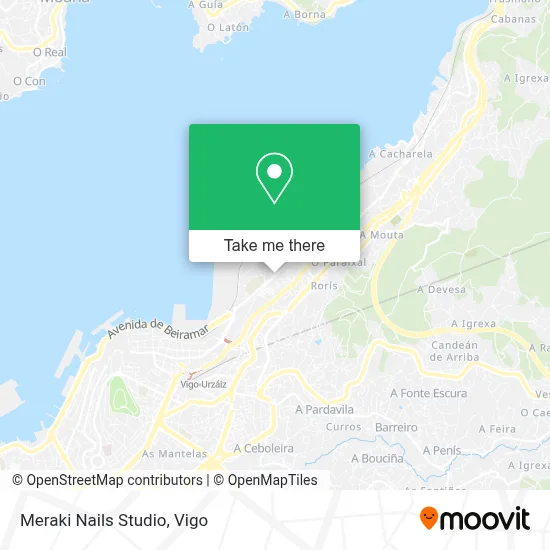 Meraki Nails Studio map
