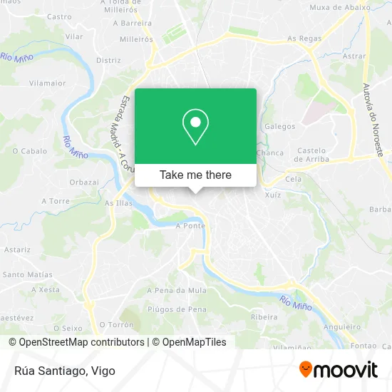 Rúa Santiago map