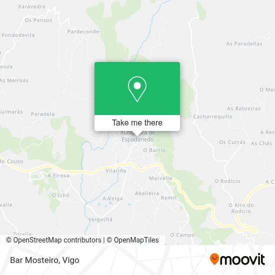 Bar Mosteiro map
