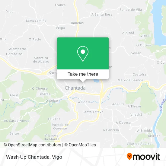 Wash-Up Chantada map