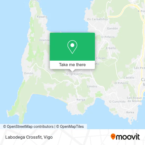 mapa Labodega Crossfit