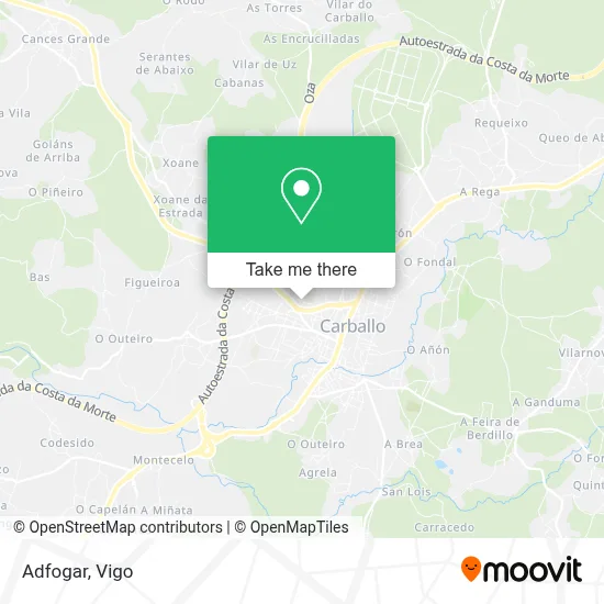 Adfogar map