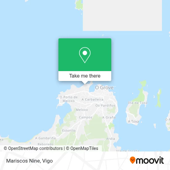 Mariscos Nine map