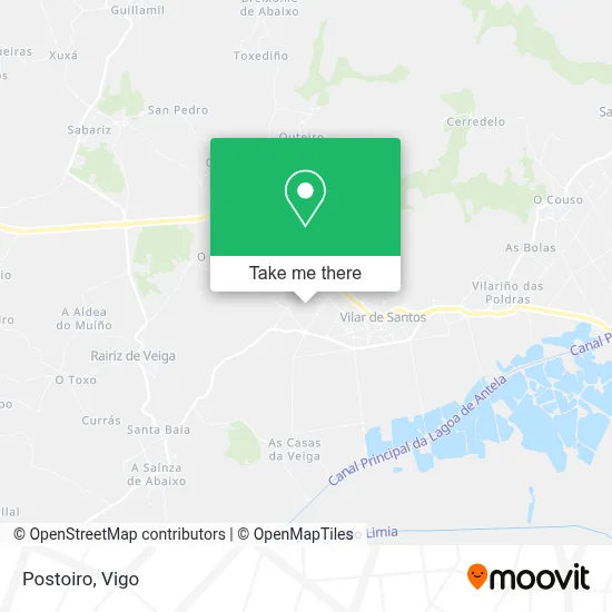Postoiro map