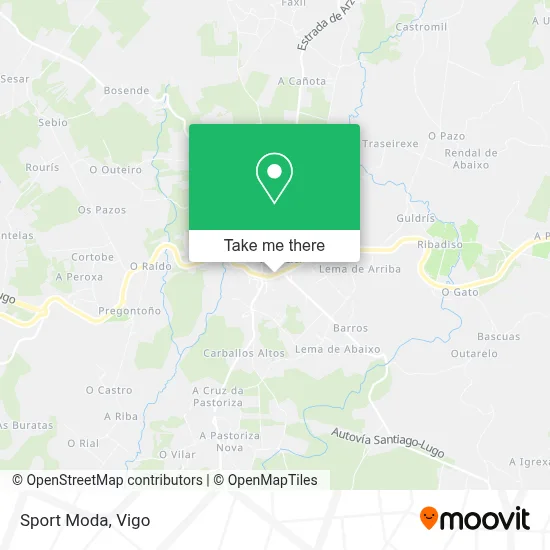 Sport Moda map