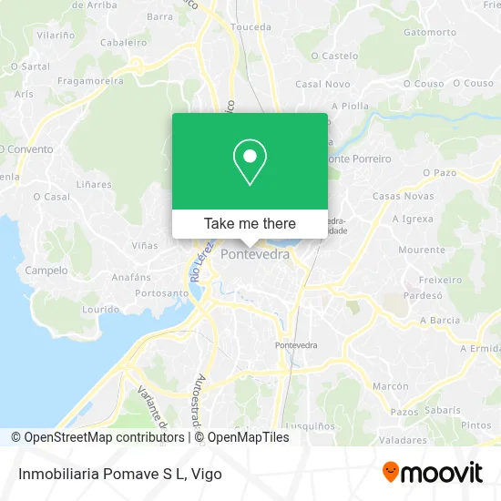 Inmobiliaria Pomave S L map