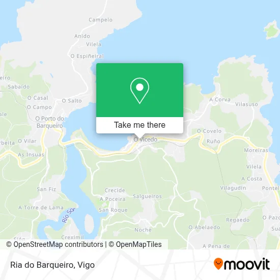 Ria do Barqueiro map