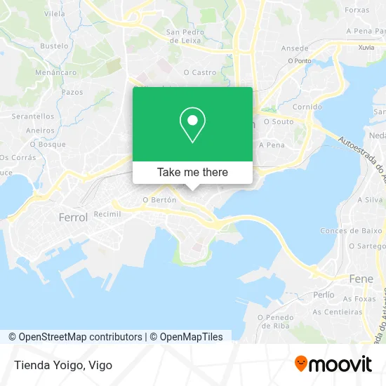 Tienda Yoigo map