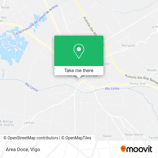 Area Doce map