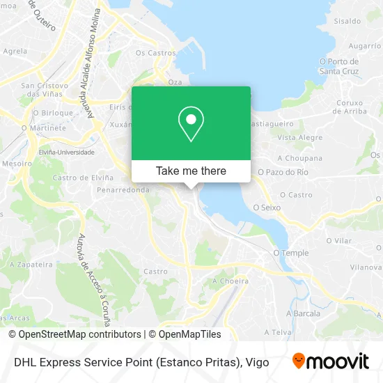 DHL Express Service Point (Estanco Pritas) map