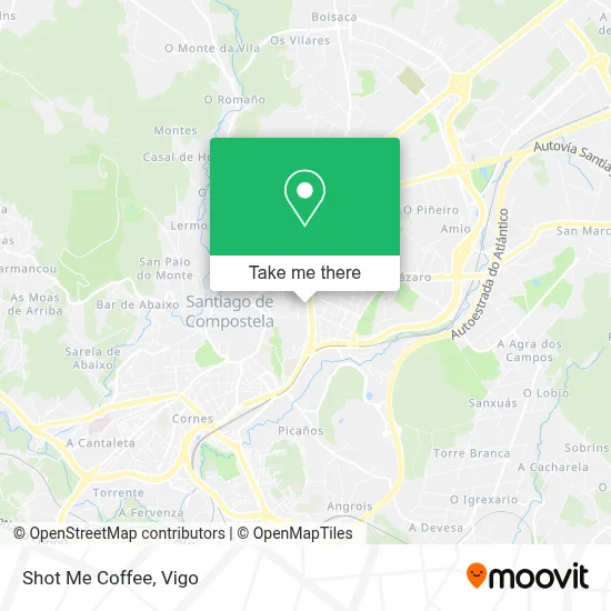 Shot Me Coffee map