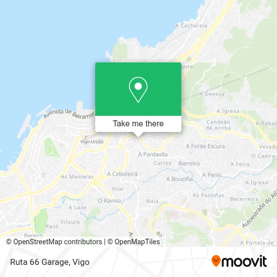 Ruta 66 Garage map
