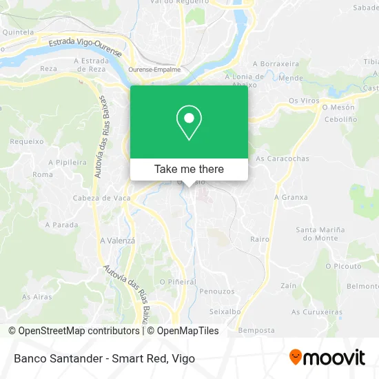 Banco Santander - Smart Red map