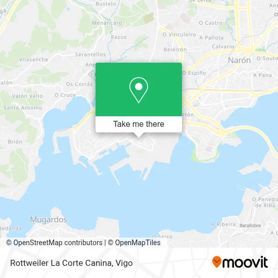 Rottweiler La Corte Canina map