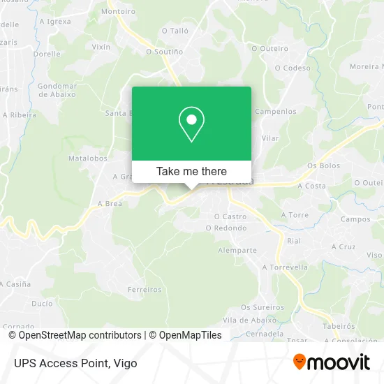 Ups Access Point map
